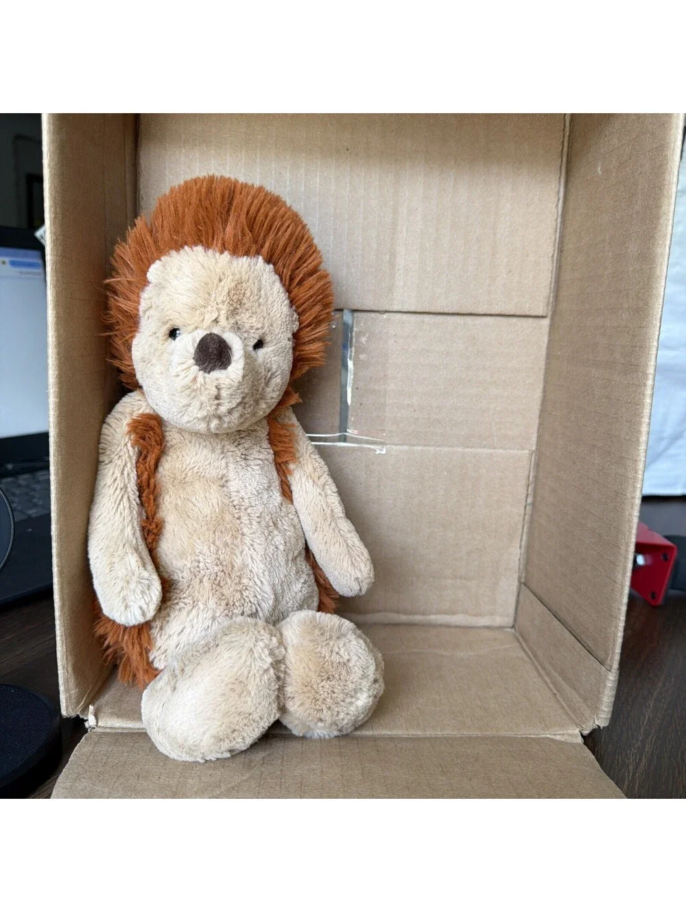 Jellycat Medium Bashful Hedgehog 9” Plush Retired